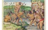 "How the Indians collect gold from the streams" by Jacques Le Moyne, an artist at the first French colony in the New World at Fort Caroline in Florida.