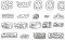 Mayan Venus glyphs. Notice the jaguar glyph in the center of second row.