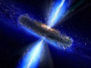 Gamma Ray Burst from center of a galaxy
