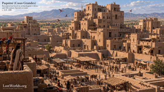 Paquime (Casas Grandes) based on Spanish accounts.