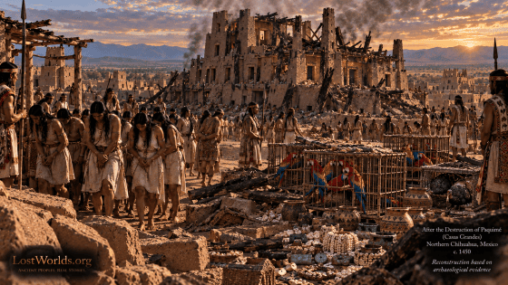 Paquime after destruction