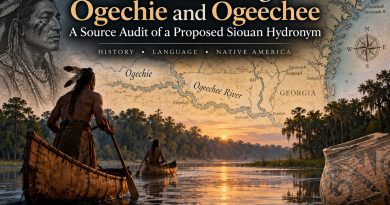 Reconsidering Ogechie and Ogeechee: A Source Audit of a Proposed Siouan Hydronym